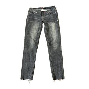 Worn Brand Jeans Skinny Gray Distressed 6